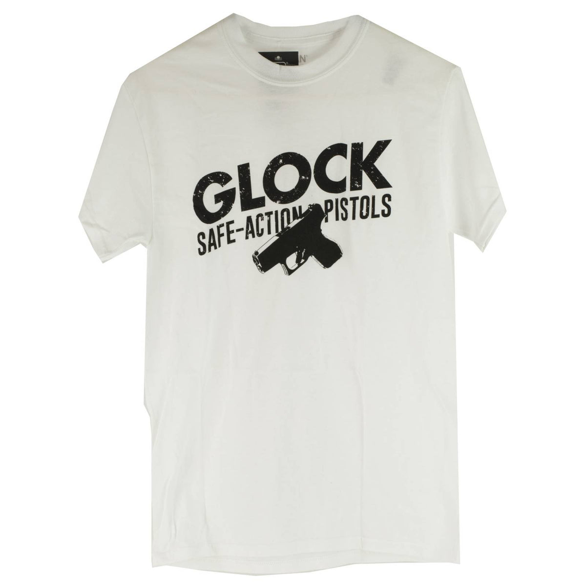 Glock OEM Safe Action White T-Shirt Small