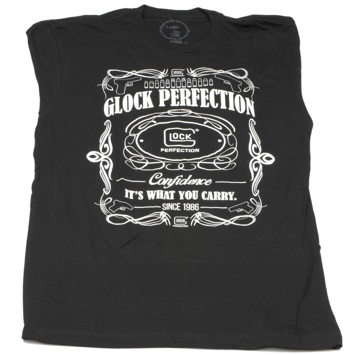 Glock OEM Flourish Men's Black T-Shirt Small