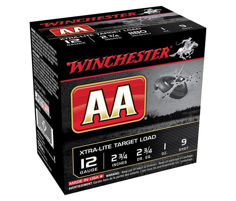 Winchester  12 Gauge 2.75 in / 2.75 in #9 1 oz