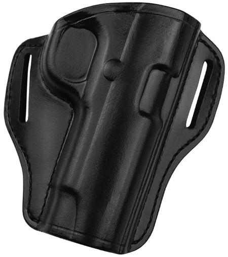 Bianchi 57 Remedy OWB Holster Size 10 Black Leather Belt Slide Fits Colt 1911 Government/Kimber Custom II RH