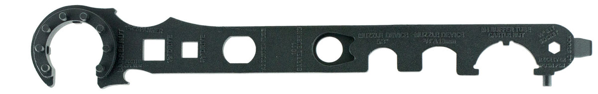NcStar TARW2 Gen 2 Armorer's Barrel Wrench Black Steel for AR-15/M4/M16