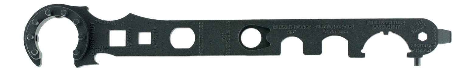 NcStar TARW2 Gen 2 Armorer's Barrel Wrench Black Steel for AR-15/M4/M16