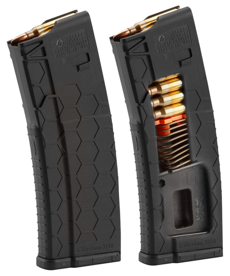 Hexmag HX1530ARBLK Series 2 Black Detachable 15rd Multi-Caliber Magazine for AR-15