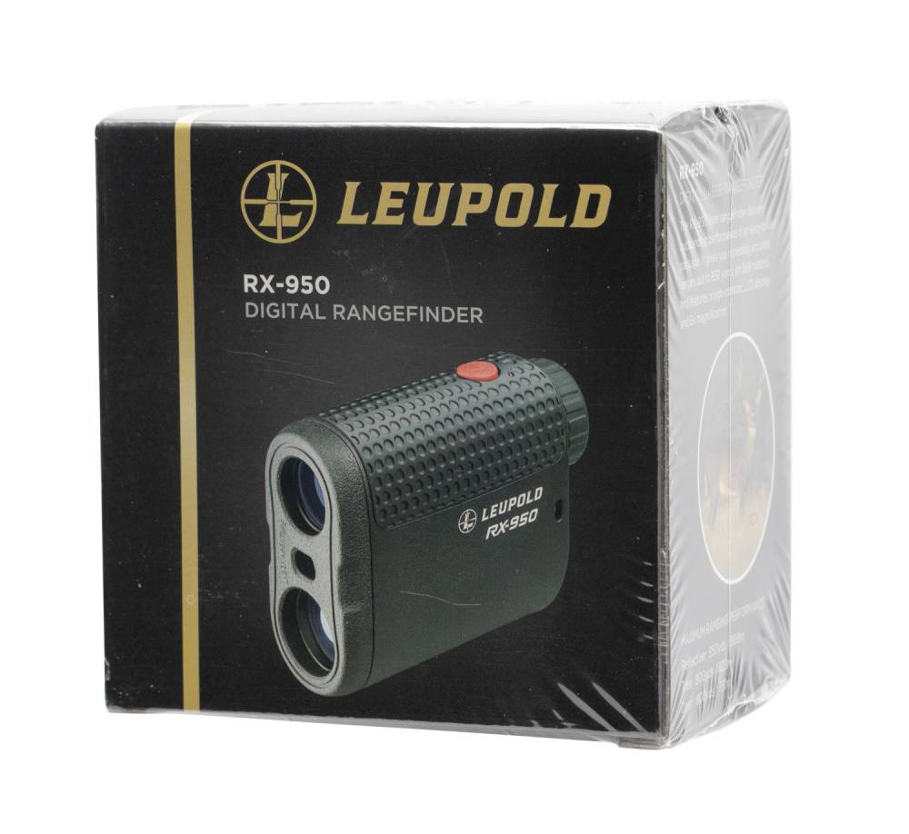 Leupold RX-950 6x Laser Rangefinder 367 ft FOV at 100 Yards Black