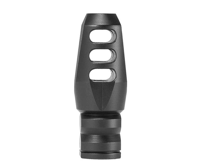 Mission First Tactical E-VOLV AR15 3-Port Muzzle Compensator Black 1/2x28
