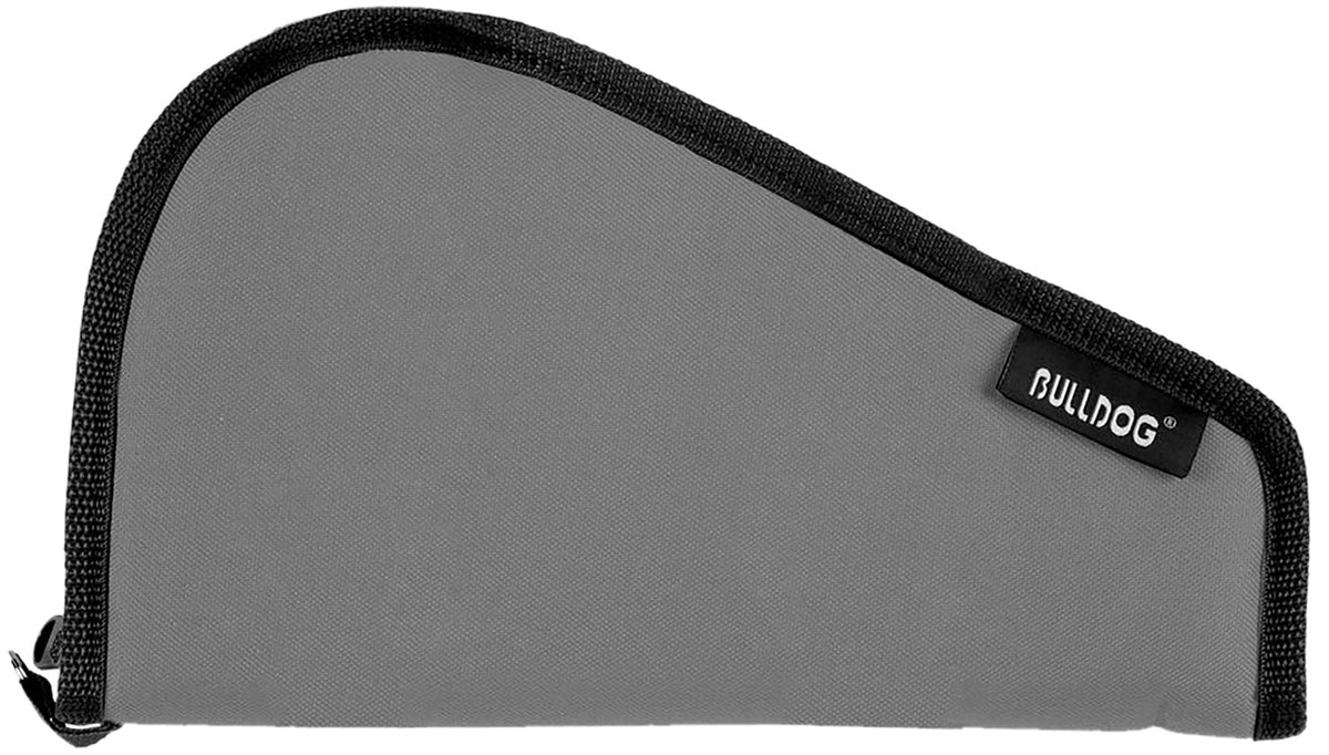 Bulldog BD612 Pistol Rug Large Black/Gray Nylon Handgun Case with Pocket