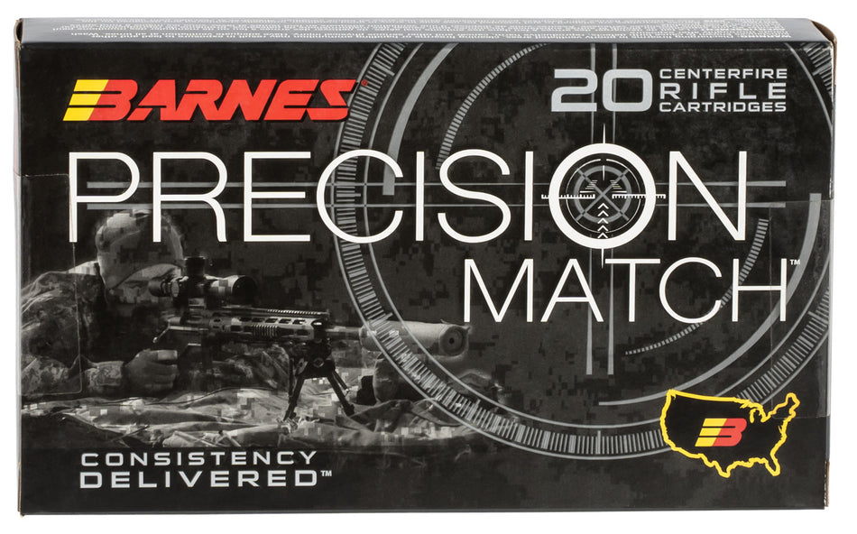 Barnes 30740 Precision Match Open Tip Match Boat Tail  220 Grain .300 Winchester Mag