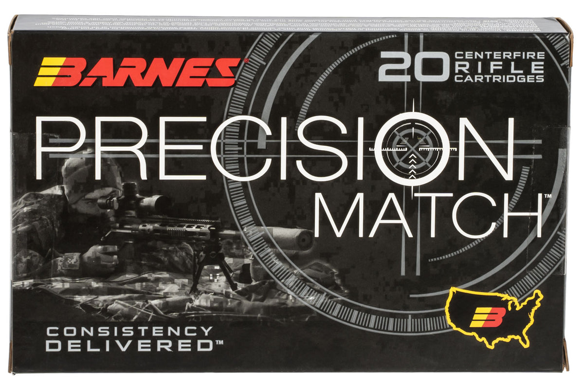 Barnes 30728 Precision Match Open Tip Match Boat Tail  300 Grain .338 Lapua Magnum