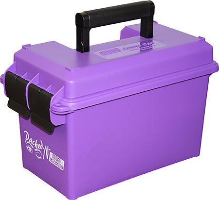 MTM Case-Gard AC50C25 50 Cal Rifle Ammo Can Purple Polypropylene