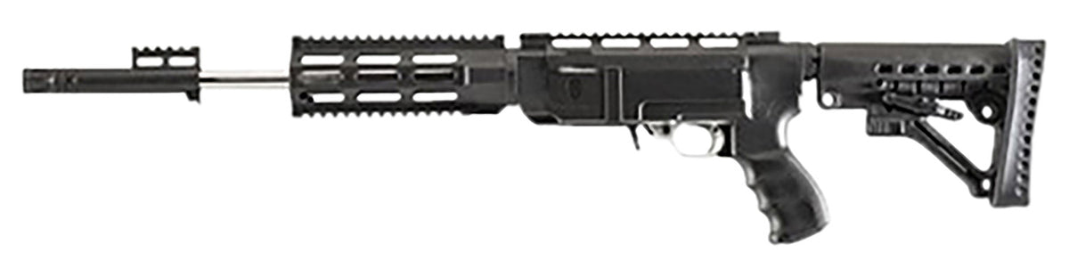 Archangel AA556RNB AR-15 Style Conversion Stock Black Synthetic 6-Position Collapsible for Ruger 10/22 No Bayonet