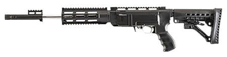 Archangel AA556RNB AR-15 Style Conversion Stock Black Synthetic 6-Position Collapsible for Ruger 10/22 No Bayonet