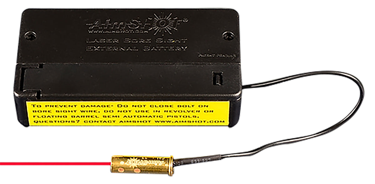 AimShot BSB17 17 HMR Laser Boresighter Brass with External Battery Box