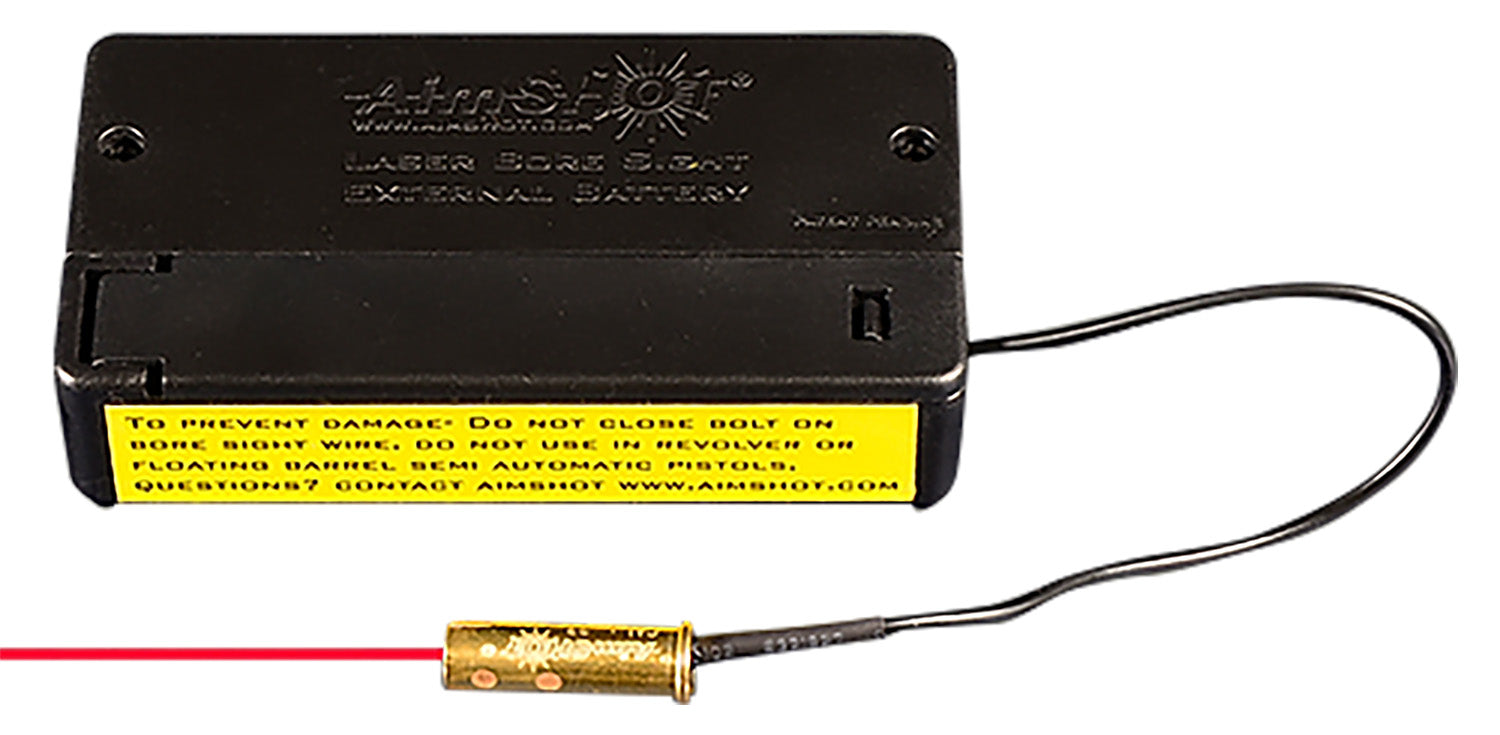 AimShot BSB17 17 HMR Laser Boresighter Brass with External Battery Box