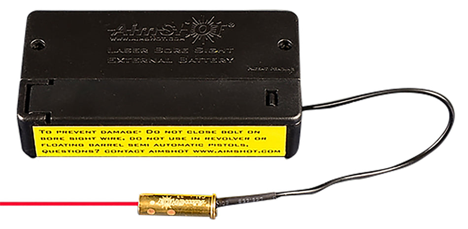 AimShot BSB17 17 HMR Laser Boresighter Brass with External Battery Box