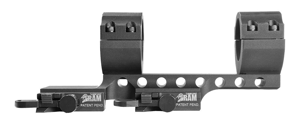 Samson 030009001 DMR Quick-Release Scope Mount/Ring Combo Black Anodized