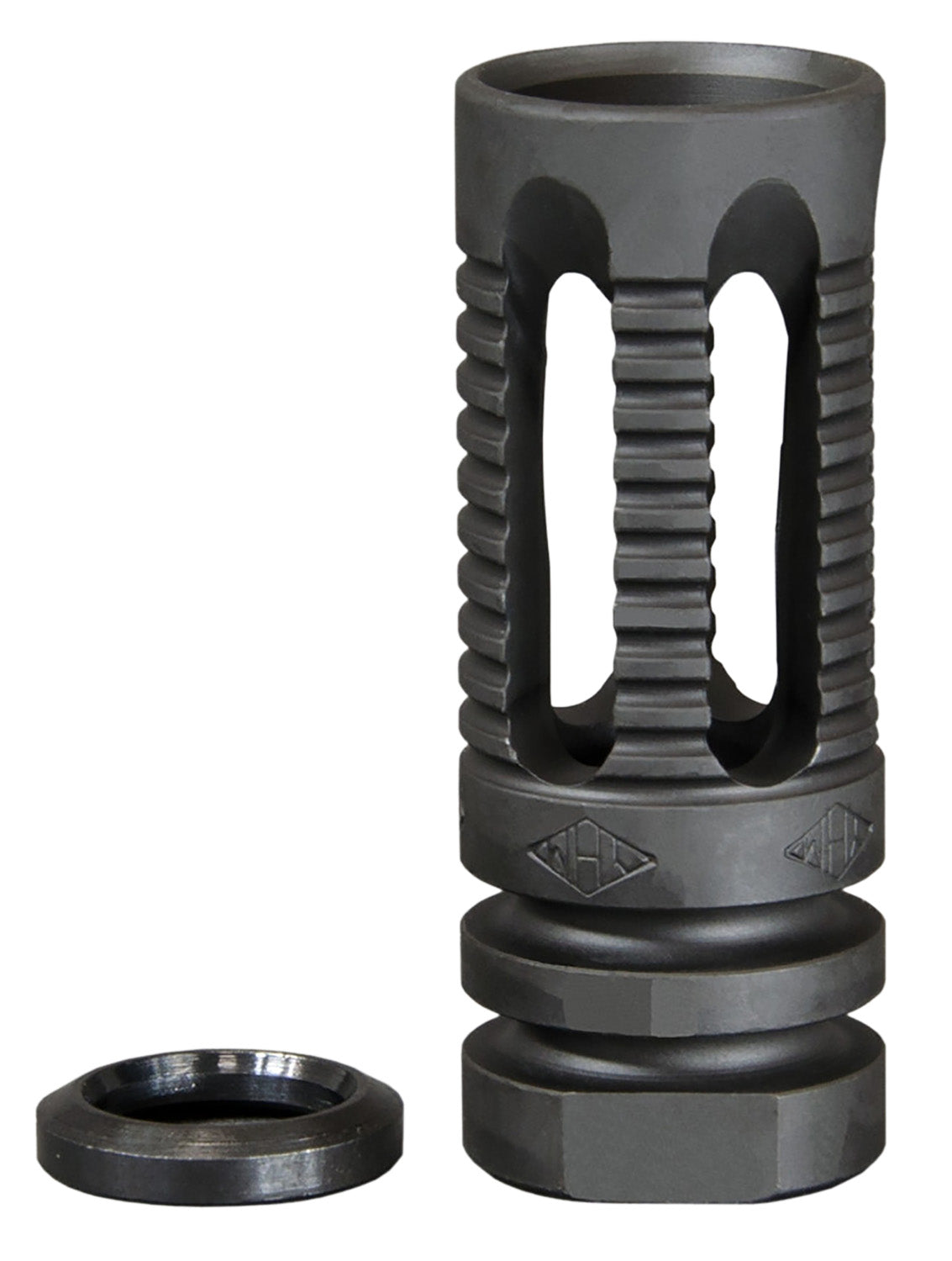 Yankee Hill 285C1 Phantom Flash Hider Black Steel 1/2"-28 TPI 2.13" OAL for 5.56x45mm NATO AR