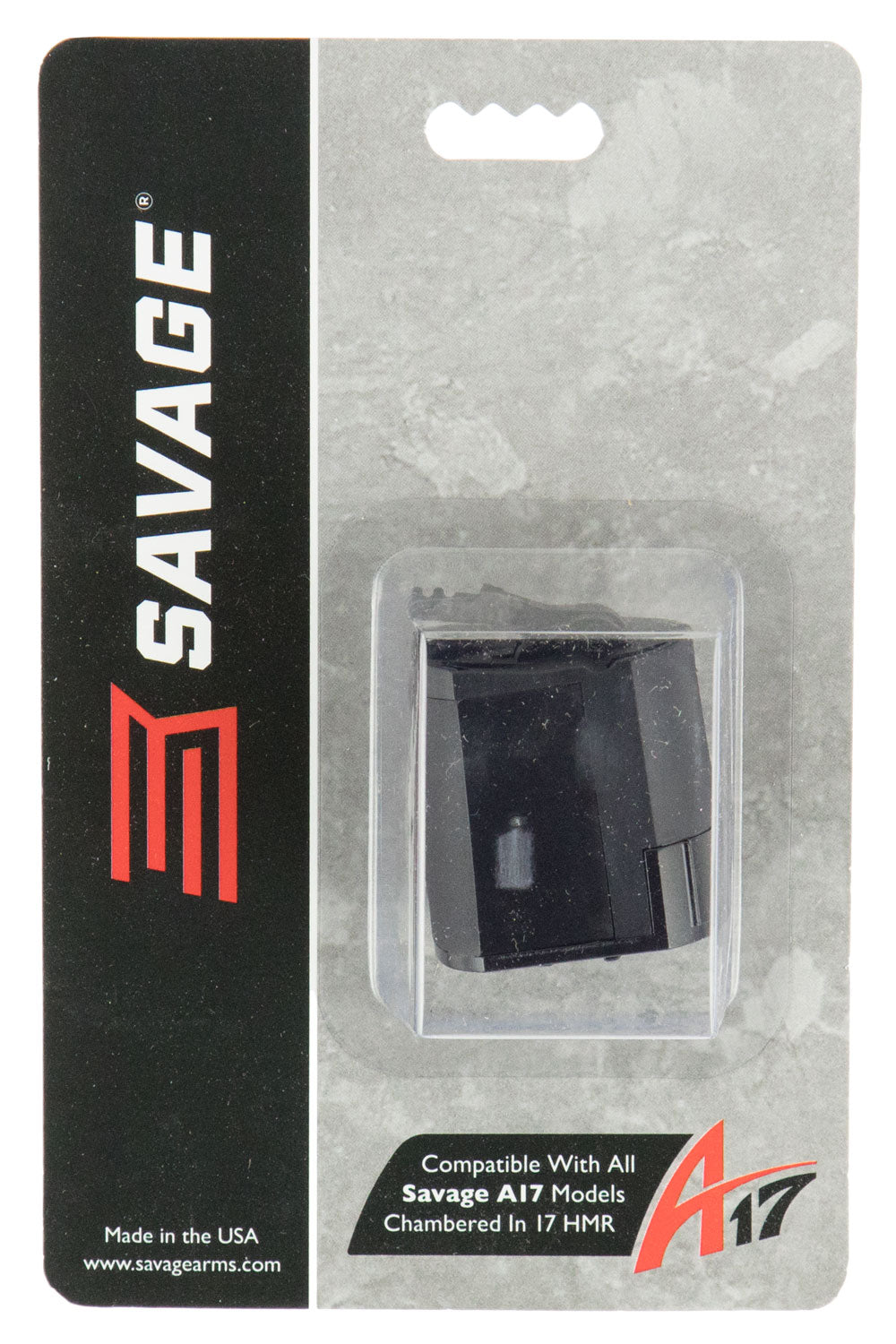 Savage Arms 90022 A17/B17 10-Round Rotary 17 HMR Black Polymer Magazine