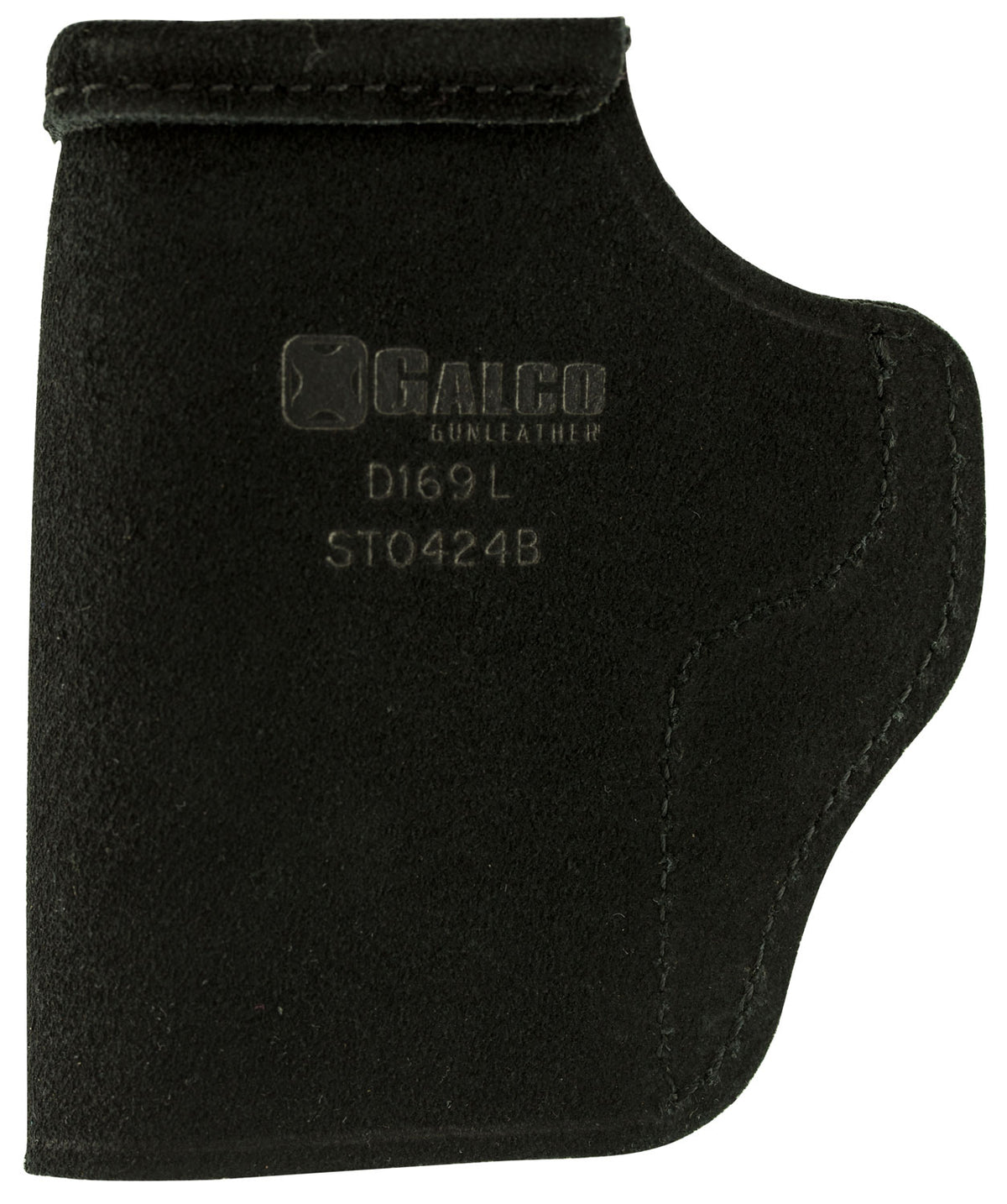Galco Stow-N-Go IWB Black Leather Holster for 1911 3" Barrel - Belt Clip, Right Hand