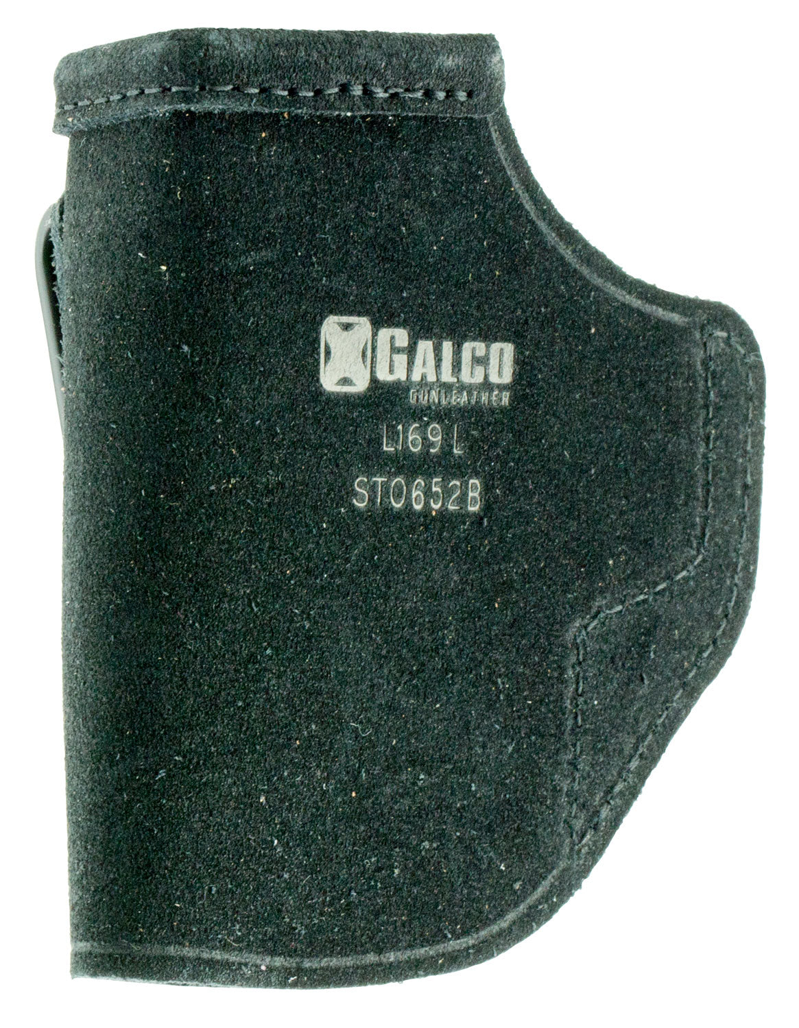 Galco STO652B Stow-N-Go IWB Holster Black Leather Belt Clip Fits S&W M&P Shield / Walther PPS / M&P Shield 2.0 Right Hand