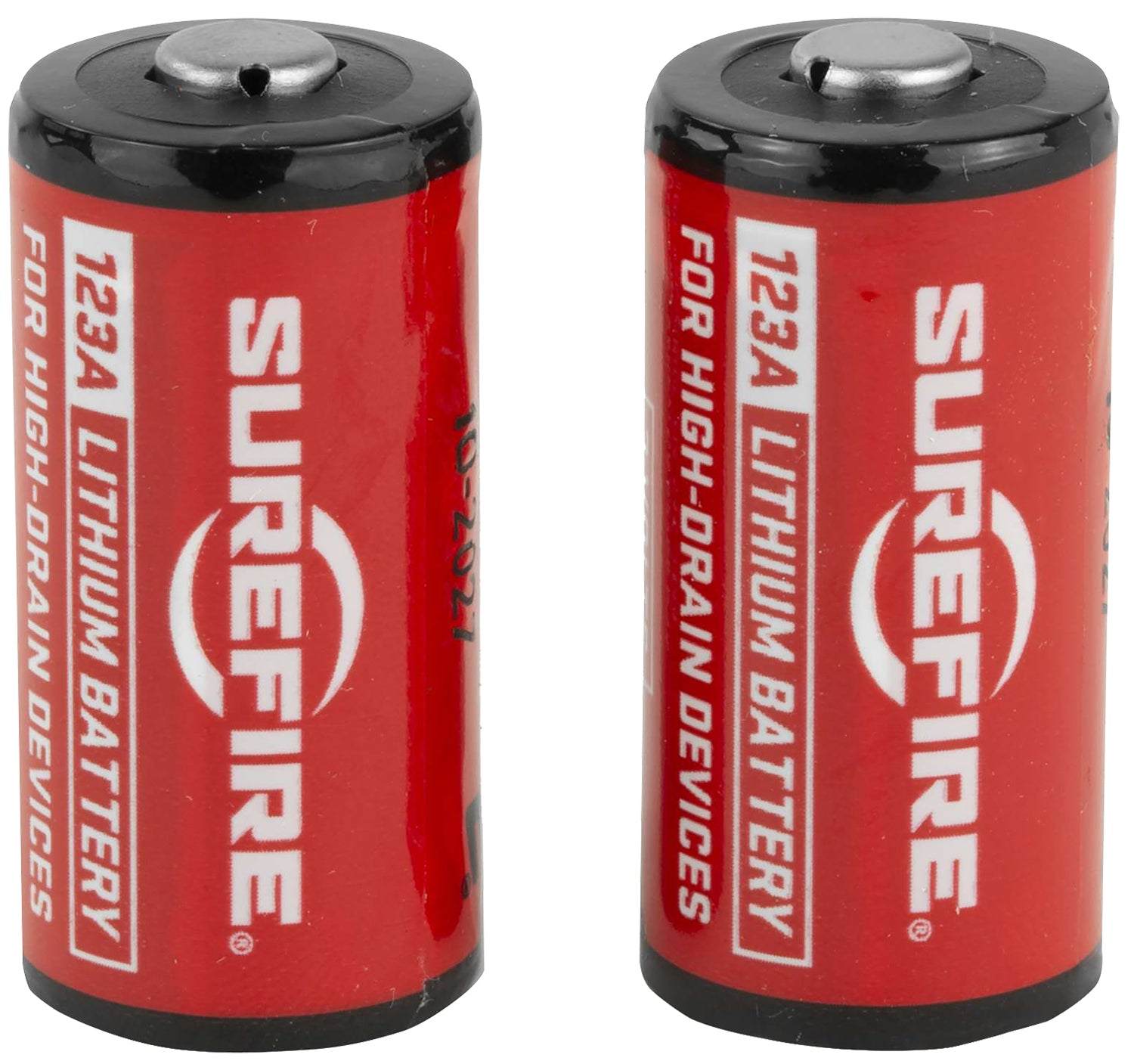 SureFire SF2CB 123A Lithium Batteries 3.0V 1500mAh 10-Year Shelf Life, 2-Pack