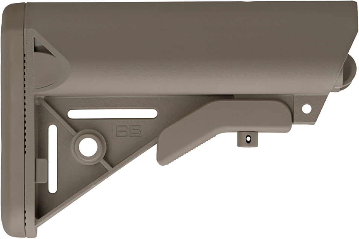 B5 Systems SOP1075 Enhanced SOPMOD Stock Flat Dark Earth Synthetic for AR-Platform Mil-Spec Receiver Extension