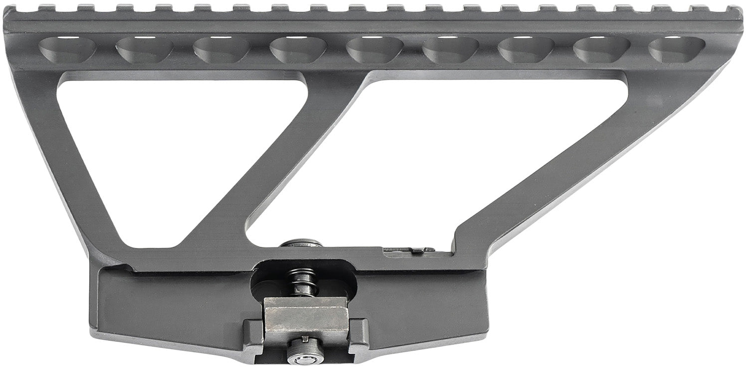 Arsenal, Inc., Scope Mount, Fits AK, 7.625 Picatinny Rail, Low Profile, One-piece, Quick Release, Black
