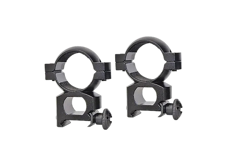 Traditions A799DS Quick Peep 1" Matte Black Scope Rings for 3/8" Grooved Receiver