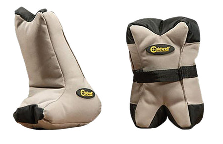 Caldwell DeadShot AR Tactical Prefilled Shooting Bag Combo Tan Nylon 7.5 lbs