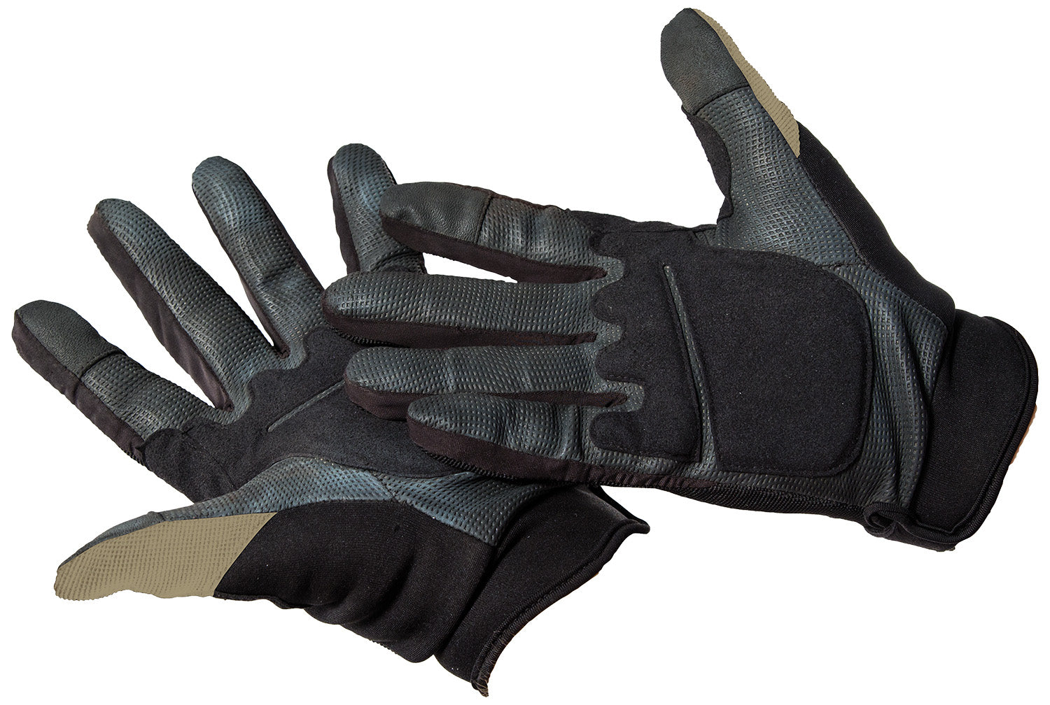 Caldwell 1071004 Ultimate Shooting Gloves Tan Small/Medium Padded Palm Velcro