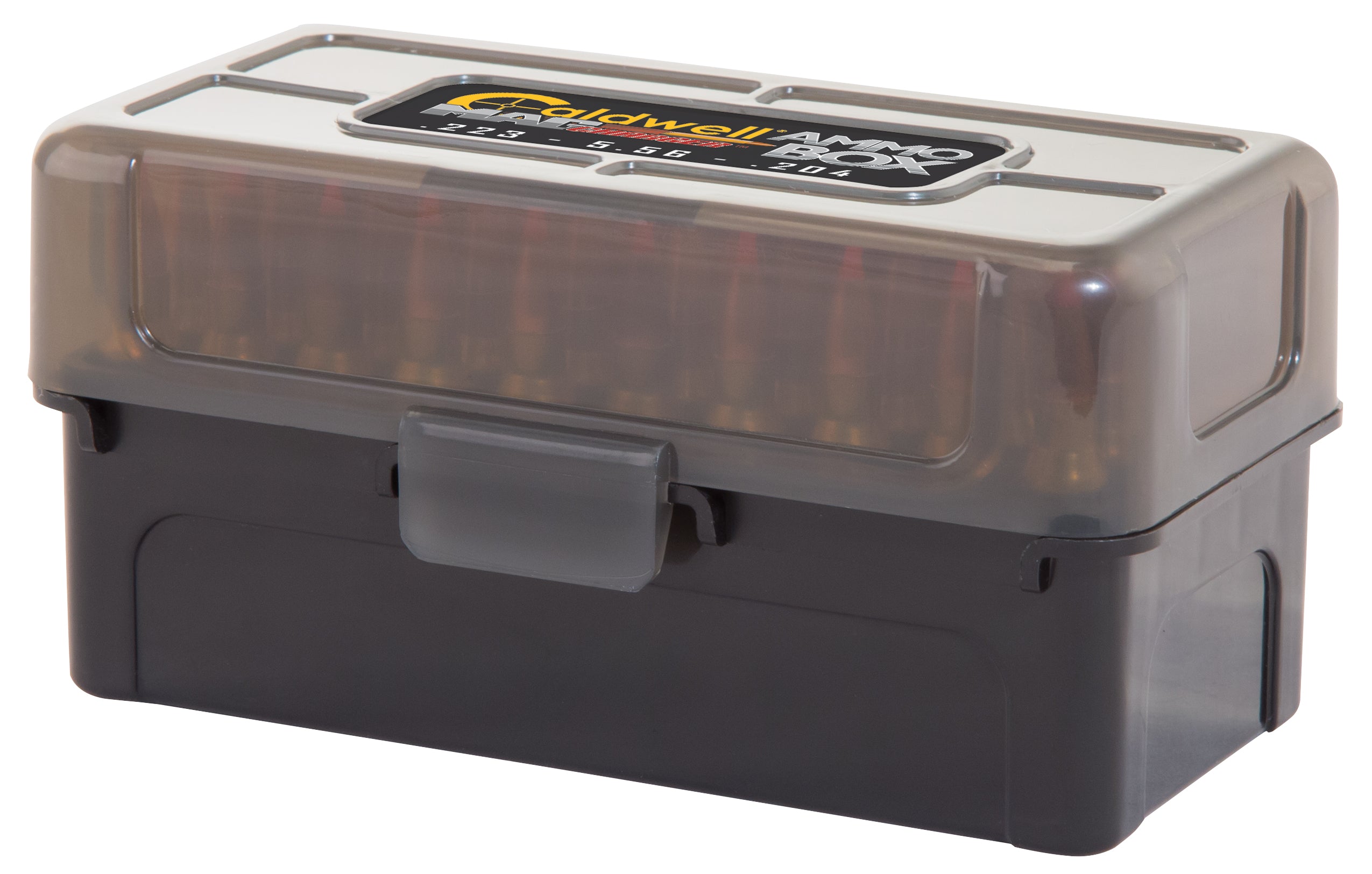Caldwell 397623 Mag Charger Ammo Box 223Rem/204Ruger Brown Polymer 50 Round