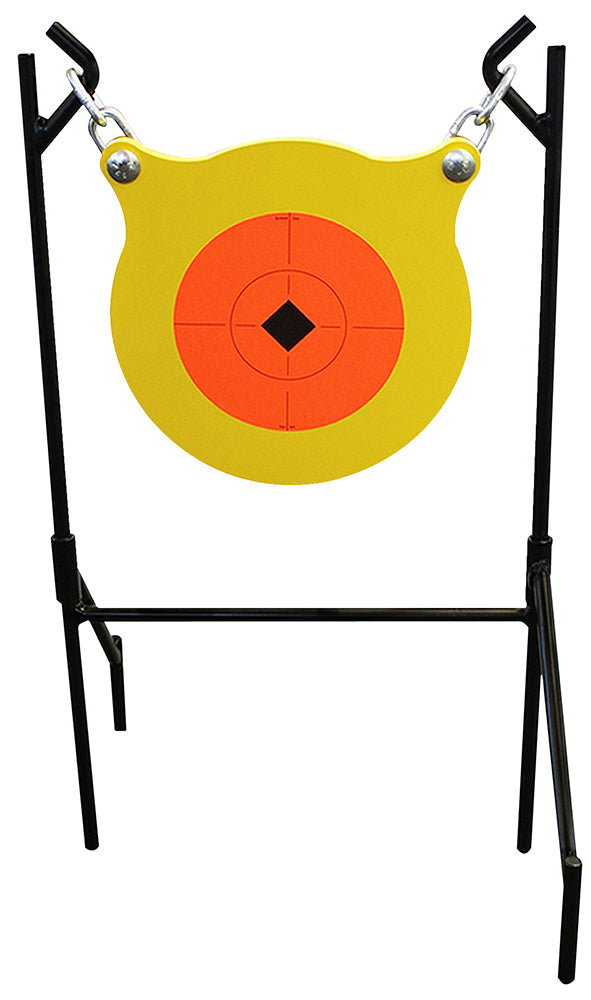 Birchwood Casey 47330 Boomslang AR500 Steel Shooting Gong with Metal Stand 9.5 Inch Diameter
