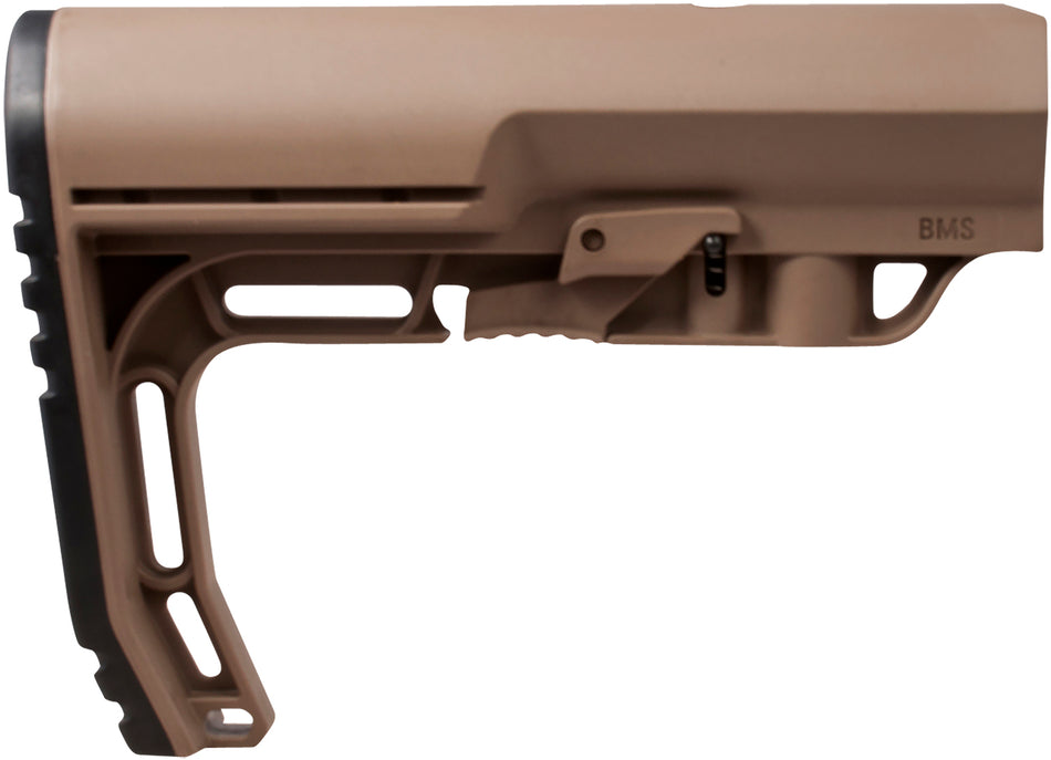 Mission First Tactical BMSSDE Battlelink Minimalist Stock Collapsible Scorched Dark Earth Synthetic AR-15 M16 M4 Commercial Tube