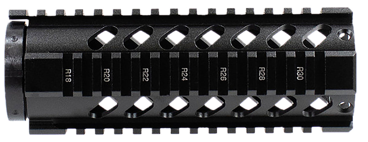 Aim Sports MT060 AR-15 7" Carbine Free Float Quad Rail Handguard Black Anodized Aluminum