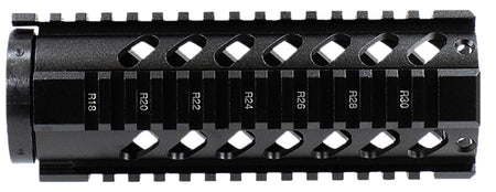 Aim Sports MT060 AR-15 7" Carbine Free Float Quad Rail Handguard Black Anodized Aluminum