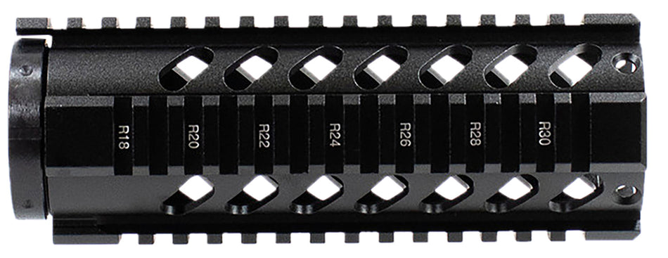 Aim Sports MT060 AR-15 7" Carbine Free Float Quad Rail Handguard Black Anodized Aluminum
