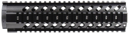 Aim Sports MT061 AR-15 10" Mid-Length Free Float Quad Rail Handguard Black Anodized Aluminum