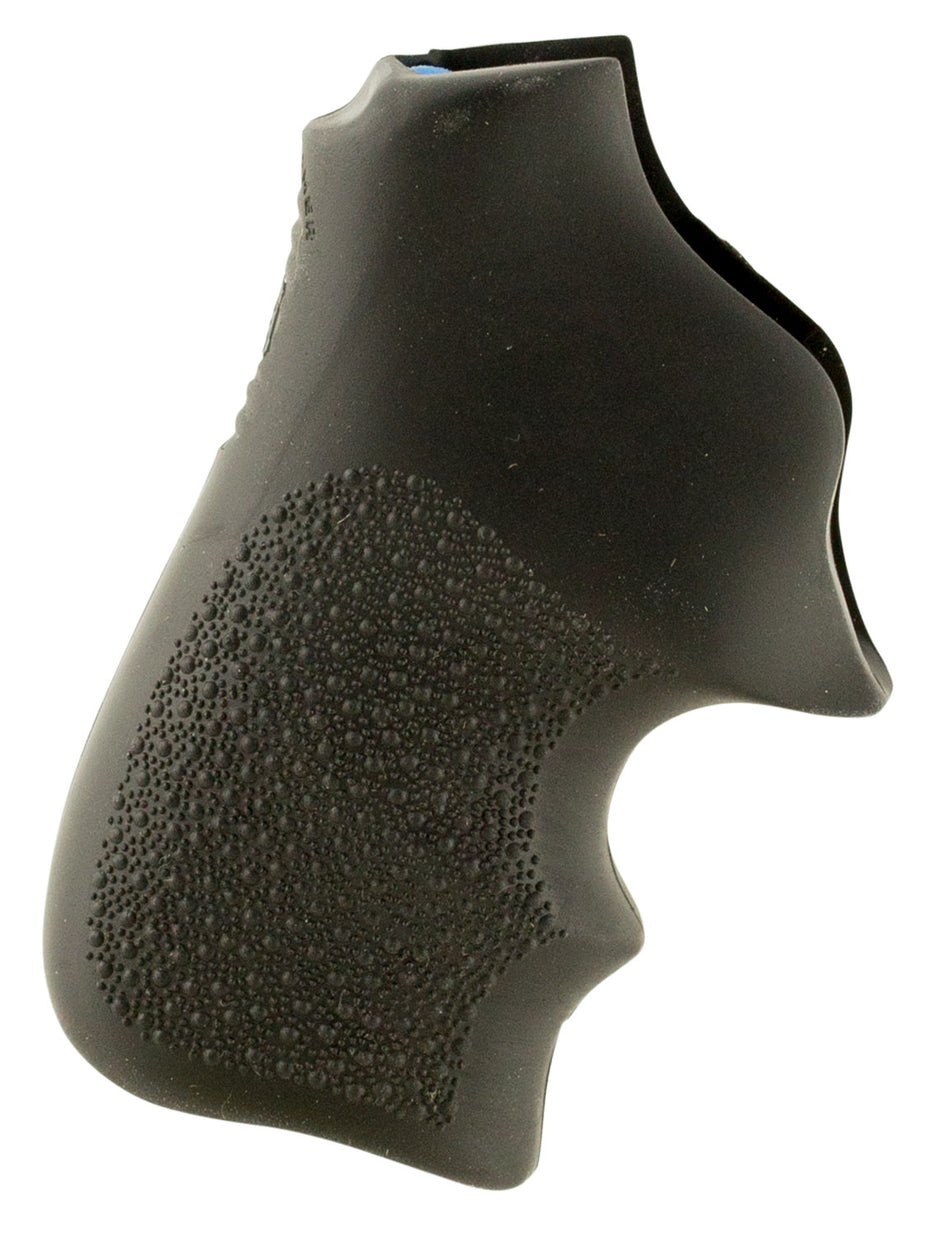 Hogue 78020 Tamer Cushion Black Rubber Grip with Finger Grooves for Ruger LCR and LCRx