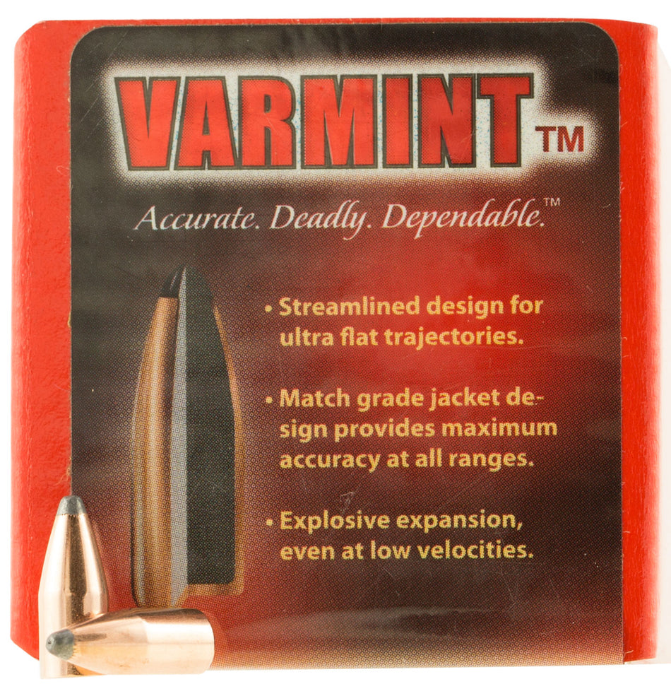 Hornady Traditional Varmint Bullets 22 Cal .224 45gr RN 100/Box