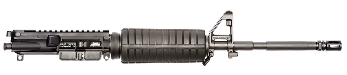 Spikes Tactical STU5025M4S Complete Upper 5.56x45mm NATO 16" Black Phosphate Barrel, M4 Double Heat Shield Handguard