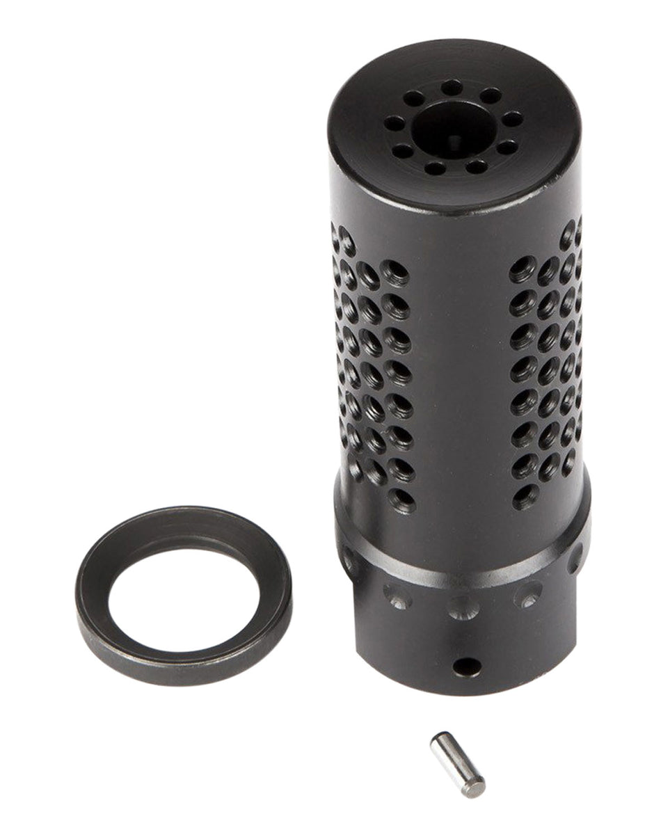 Spikes Tactical SBV1017 Dynacomp Extreme Muzzle Brake 5.56x45mm NATO Black Nitride 416R Stainless Steel 1/2"-28 TPI 2.25" OAL