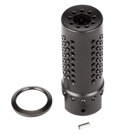 Spikes Tactical SBV1019 Dynacomp Extreme Muzzle Brake Black Nitride 416R Stainless for 308 Win 5/8-24 tpi