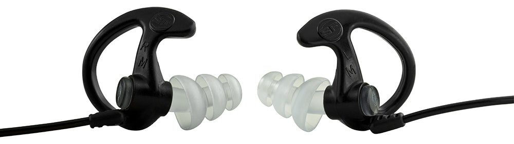 SureFire EP5BKMPR EP5 Sonic Defenders Max 26 dB Flanged Polymer Earplugs Black Medium Adult 1 Pair