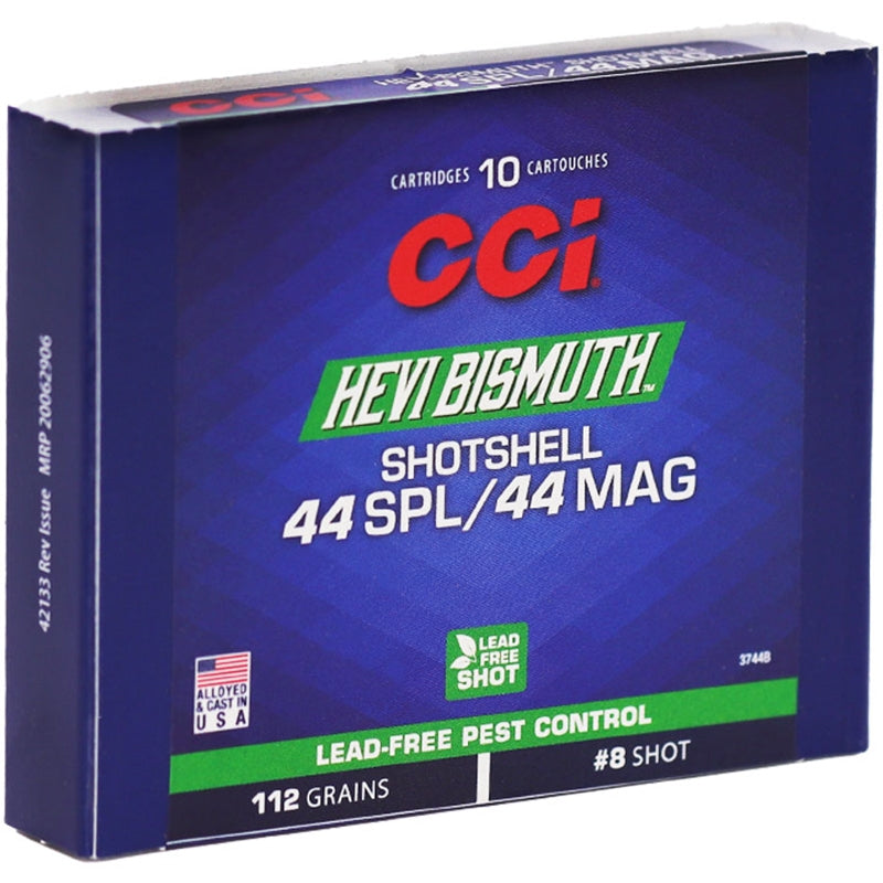 CCI #8 .44 S&W Special 112 gr Shot Shell ammo