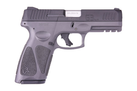 Taurus 1G3B941G15 G3 Full Size Frame 9mm Luger 15+1 4" Matte Stainless Steel Barrel, Matte Black Tenifer Cerakote Serrated Steel Slide, Gray Polymer Frame w/Picatinny Rail, Polymer Grip, Right Hand