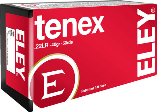 Eley 100 Tenex Round Nose RN 40 Grain .22 Long Rifle