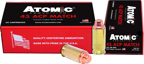 Atomic 448 Match Precision Craft   185 Grain .45 ACP/Auto