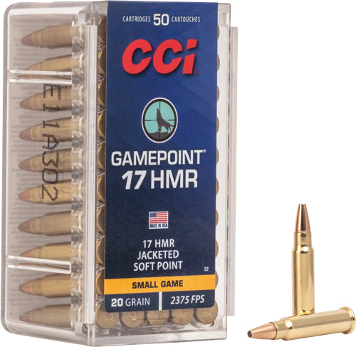 CCI Gamepoint 17 HMR  20gr Jacket Soft Point