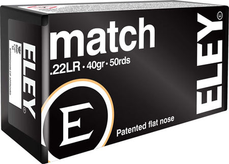 Eley 1100 Match Flat Nose  40 Grain .22 Long Rifle