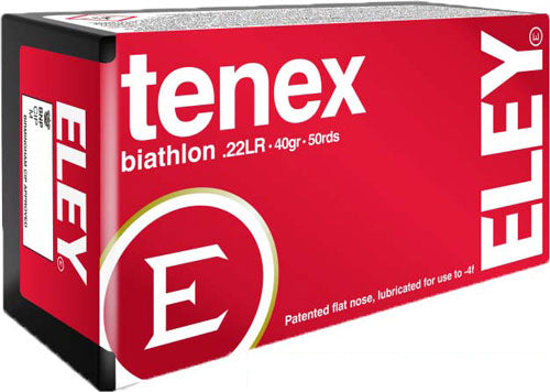 Eley Tenex Biathlon .22 Long Rifle 40 gr Solid ammo