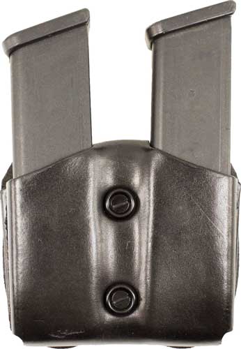 DeSantis Double Mag Pouch OWB Leather Sig P365 Black
